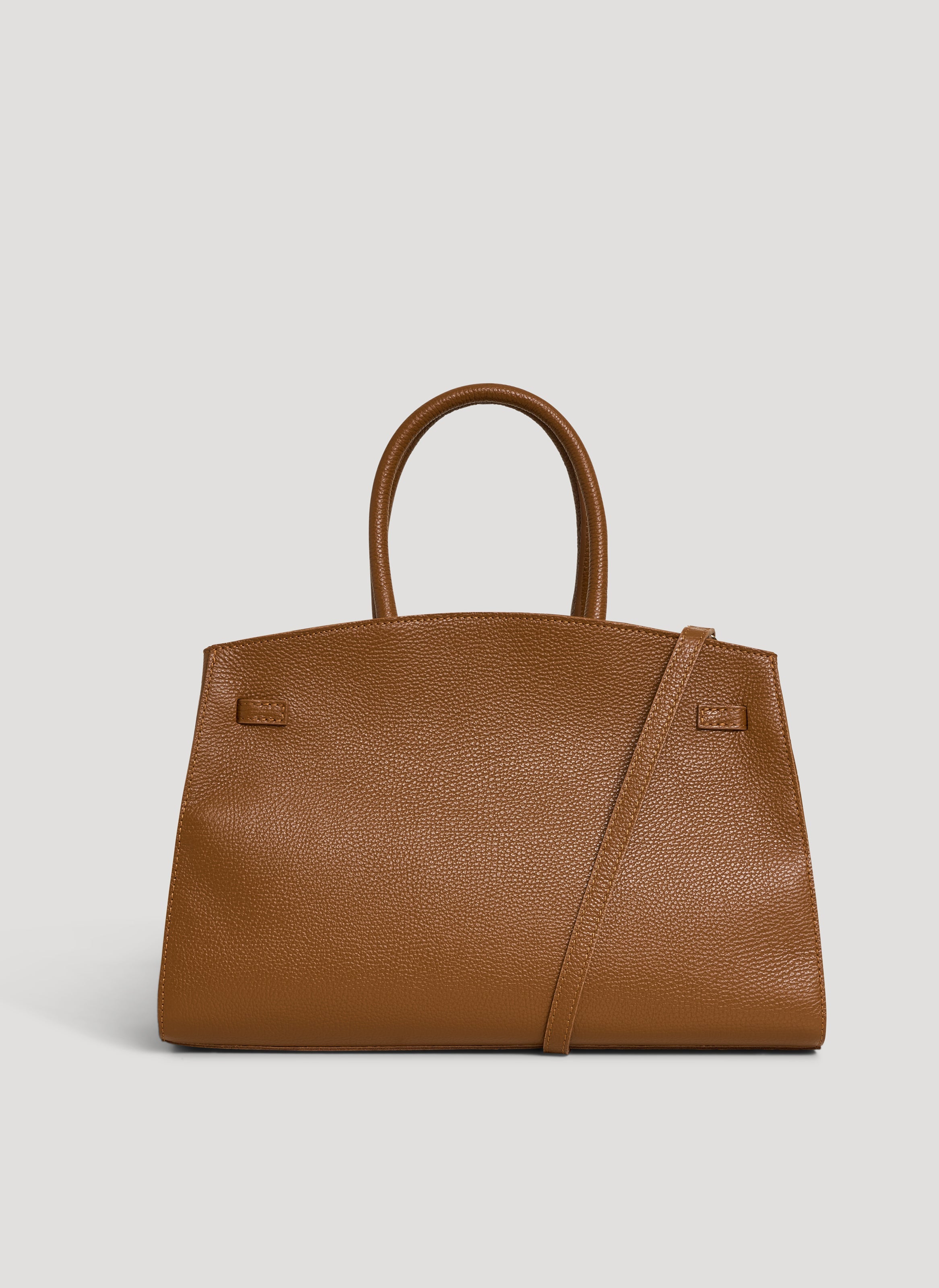 Driade-taske i Dollaro-kalveskind – cognac