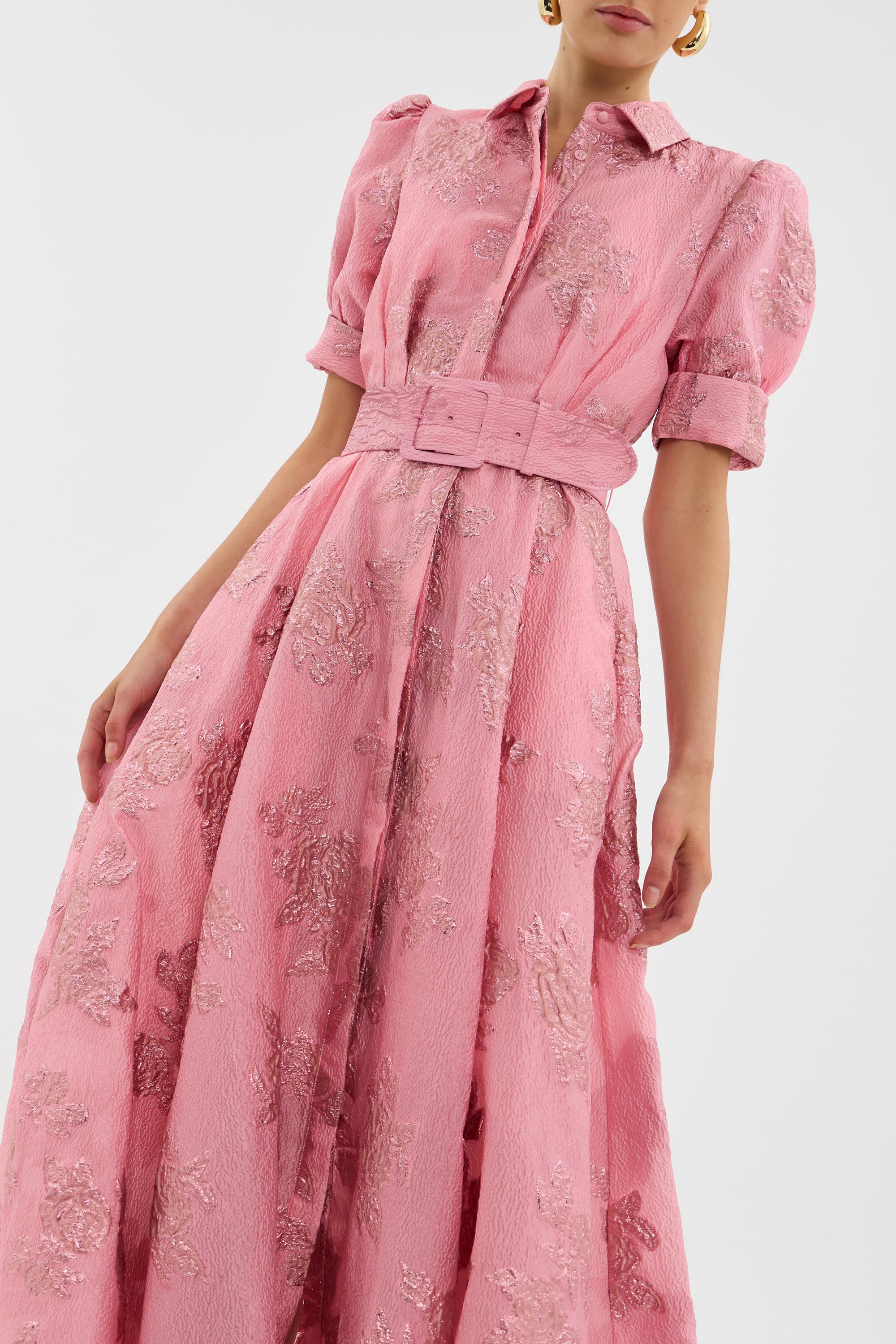 Lotte™ - Taljeret elegant blomsterkjole