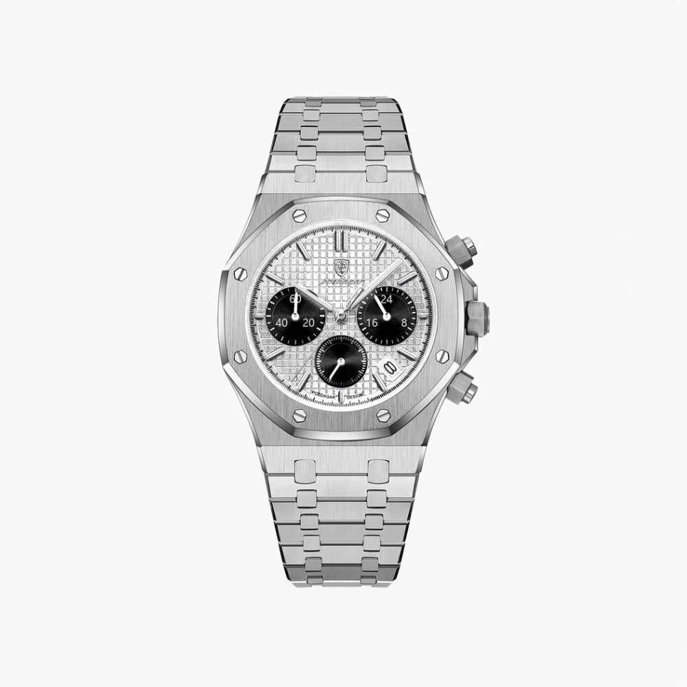 Aegion™ | Moderne Chronograph i Stål