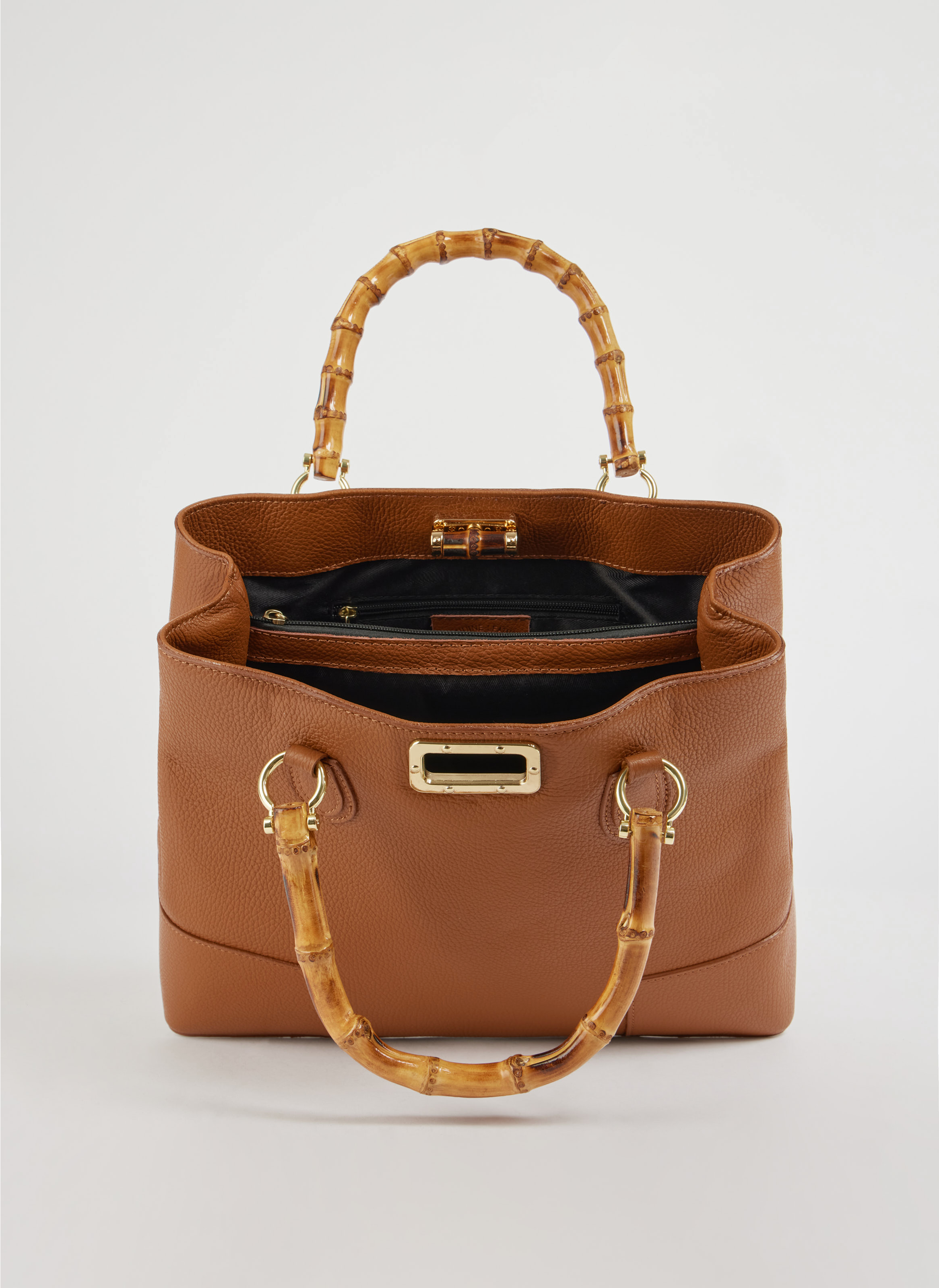 Bamboo Babe-taske i Dollaro-kalveskind – cognac