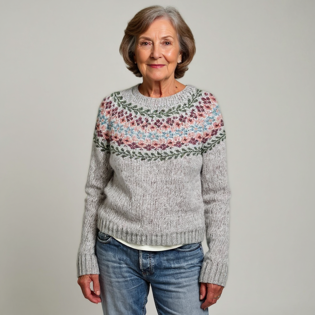 Chelsea | Vintage Islandstrikpullover