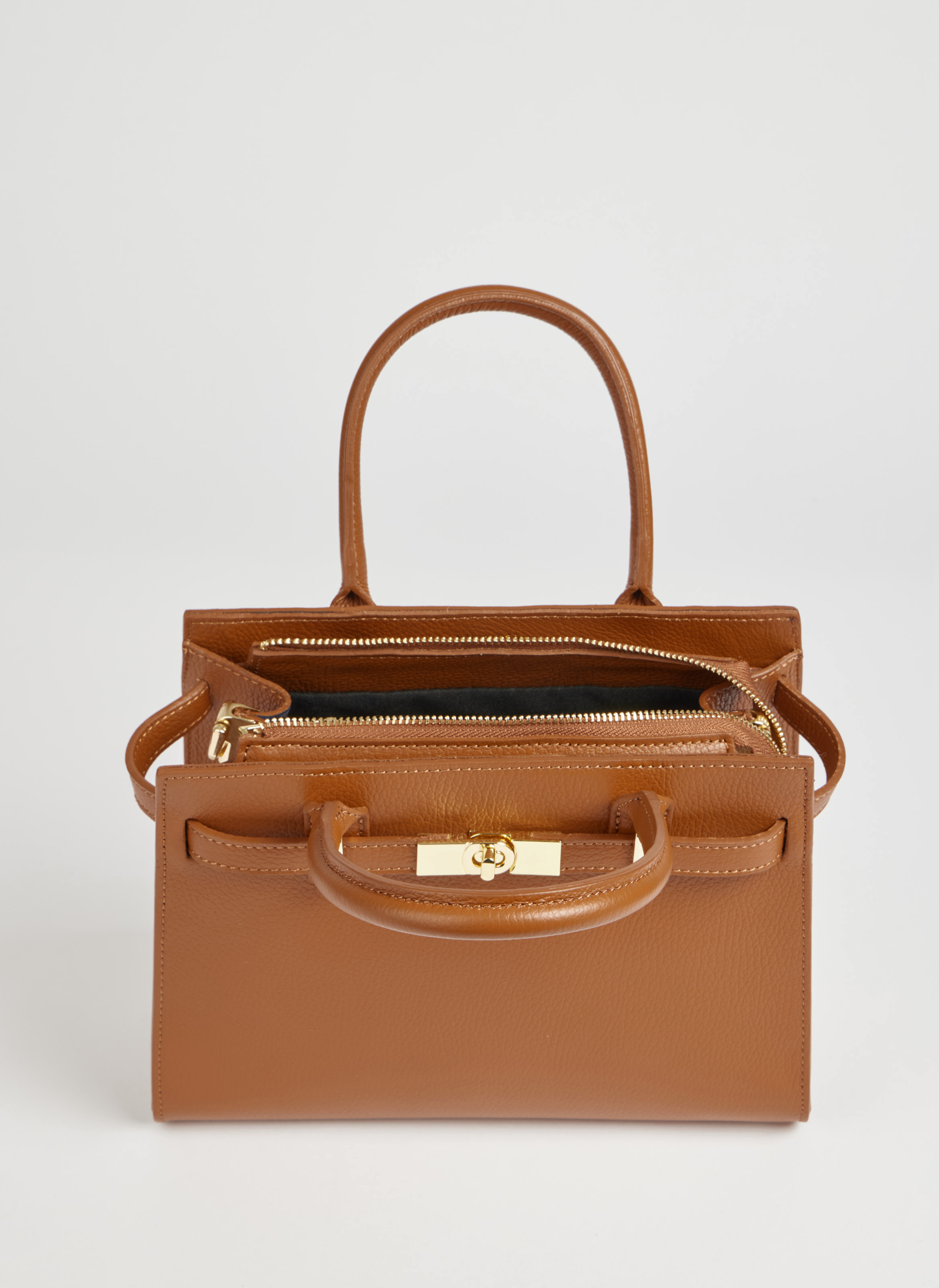 Grace-taske i Togo-kalveskind – cognac