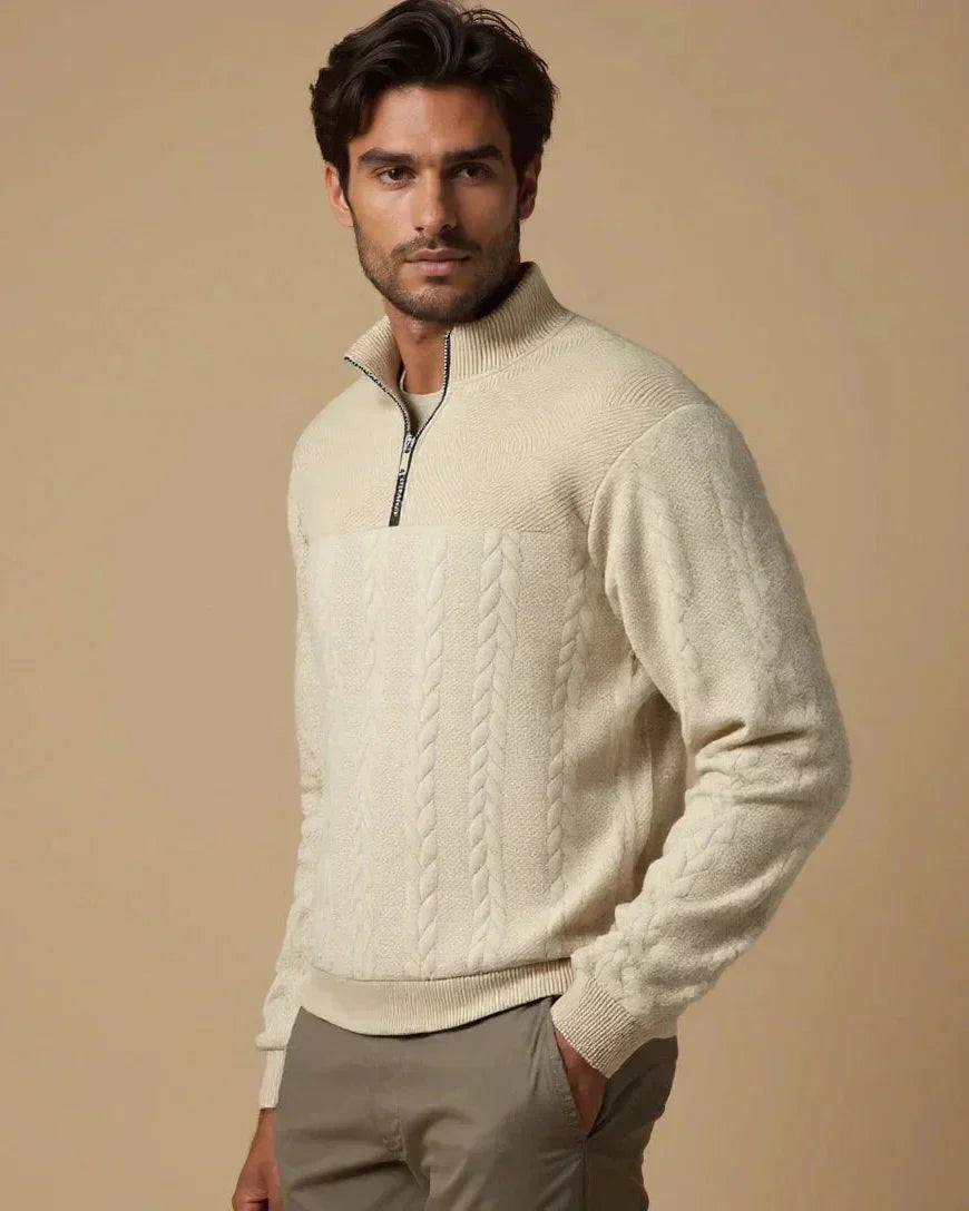 Henry™ | Pullover med Krave