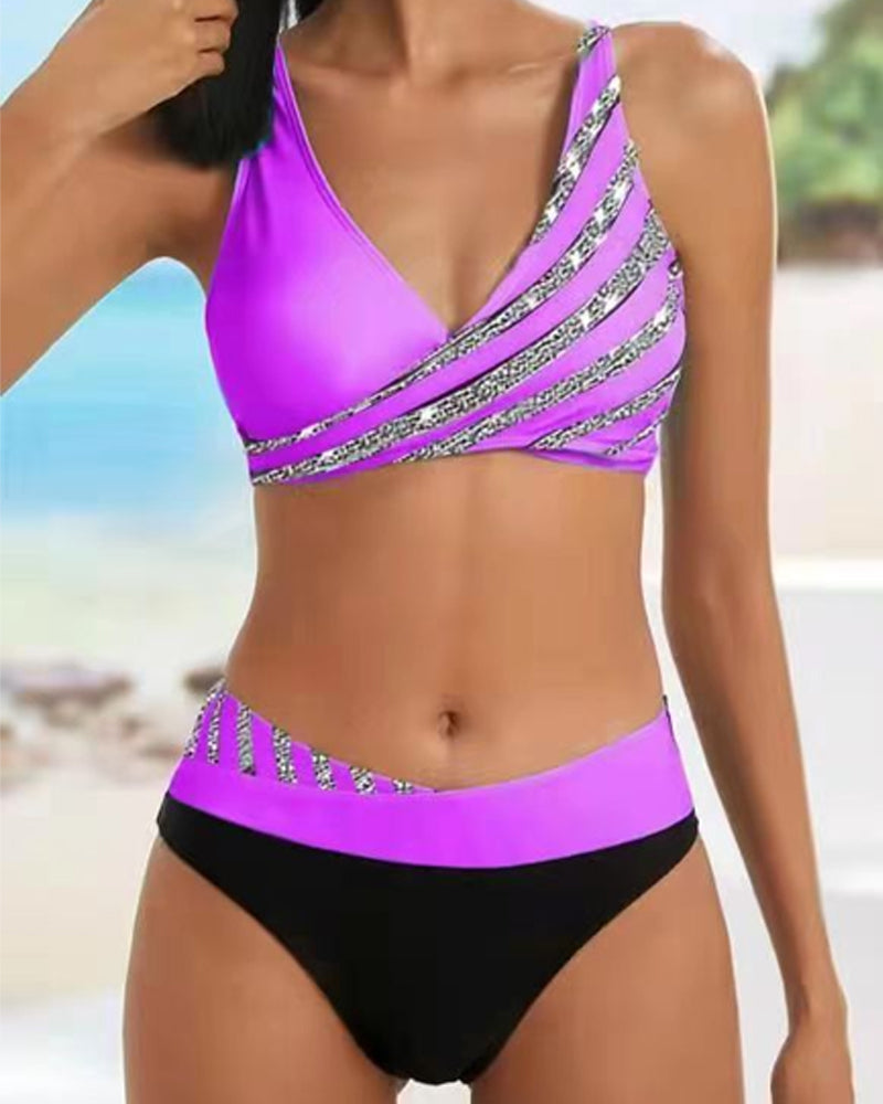 Mona – Bikini i varme farvetoner
