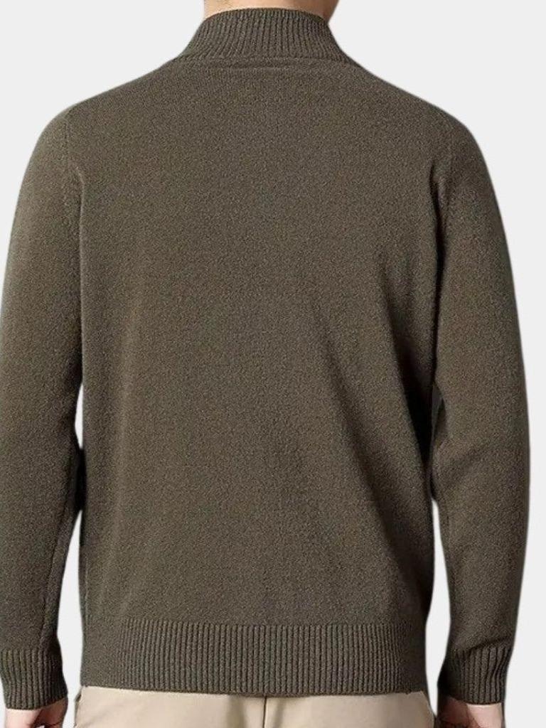 Magnus™ | Cashmere Trøje med Lynlås