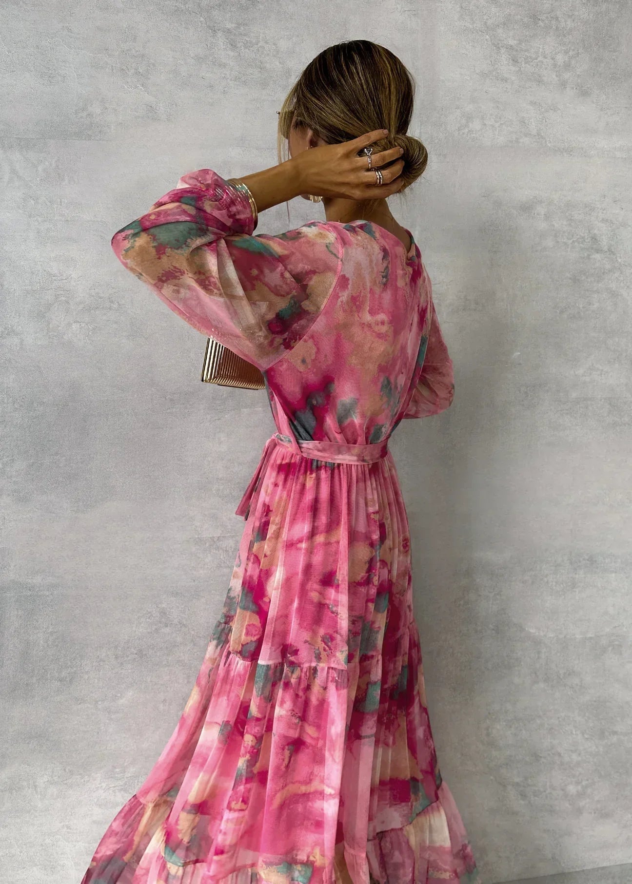 Lieke™ - Wickelkleid mit Blumenmuster