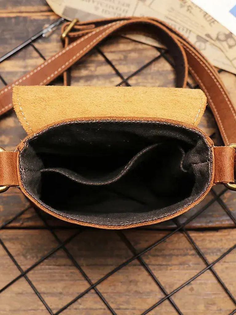 Mikkel™ | Mini Skuldertaske i Læder