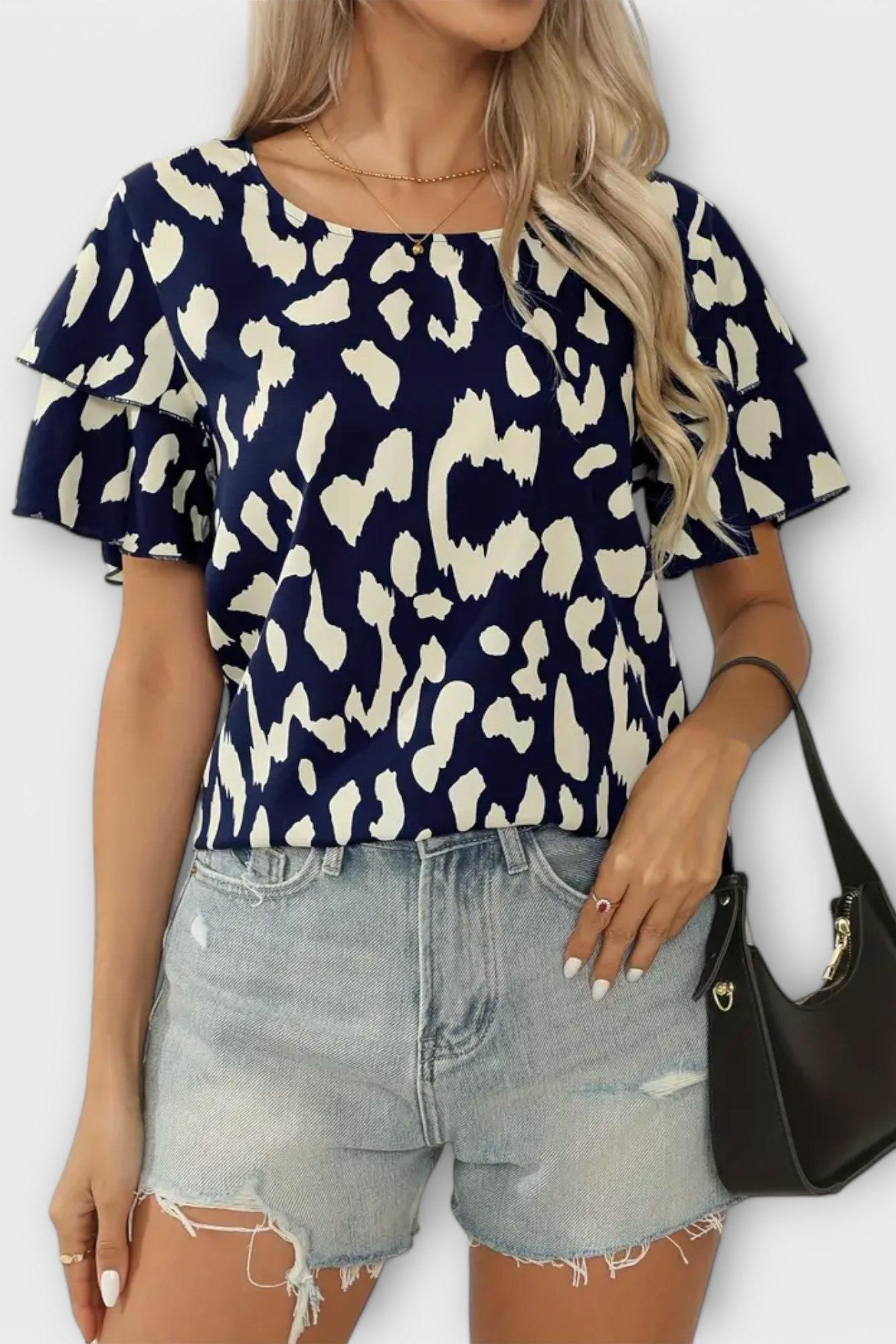 Nora | Leopard top