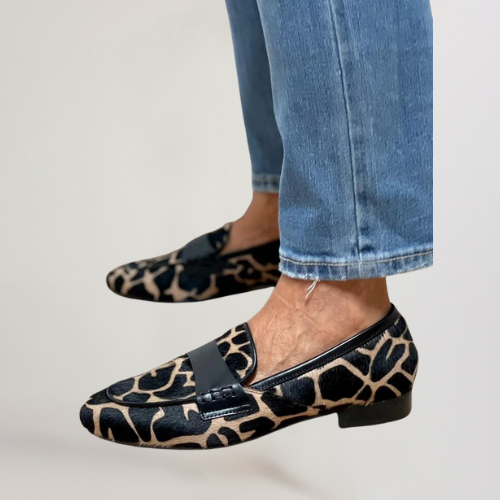 Nora | Loafers exclusivos med tacón bajo
