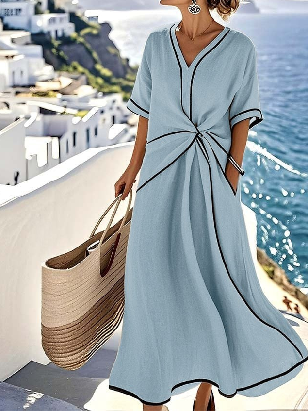 Moria™ - Elegant kjole med flatterende talje og festlig elegance