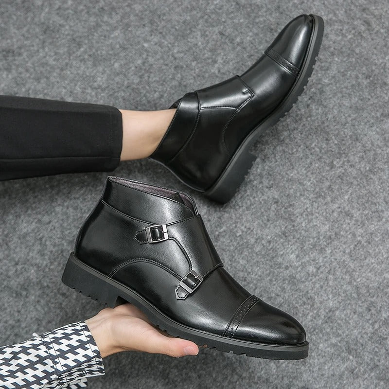 Parker™ | Kunstlæder Dobbelt-Monk-strap Støvler