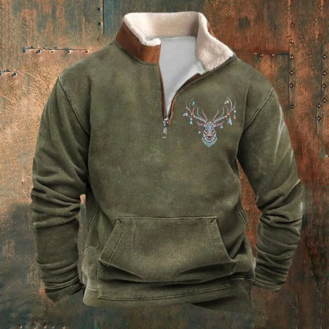 Pierre™ | Stilfuld zip-trøje