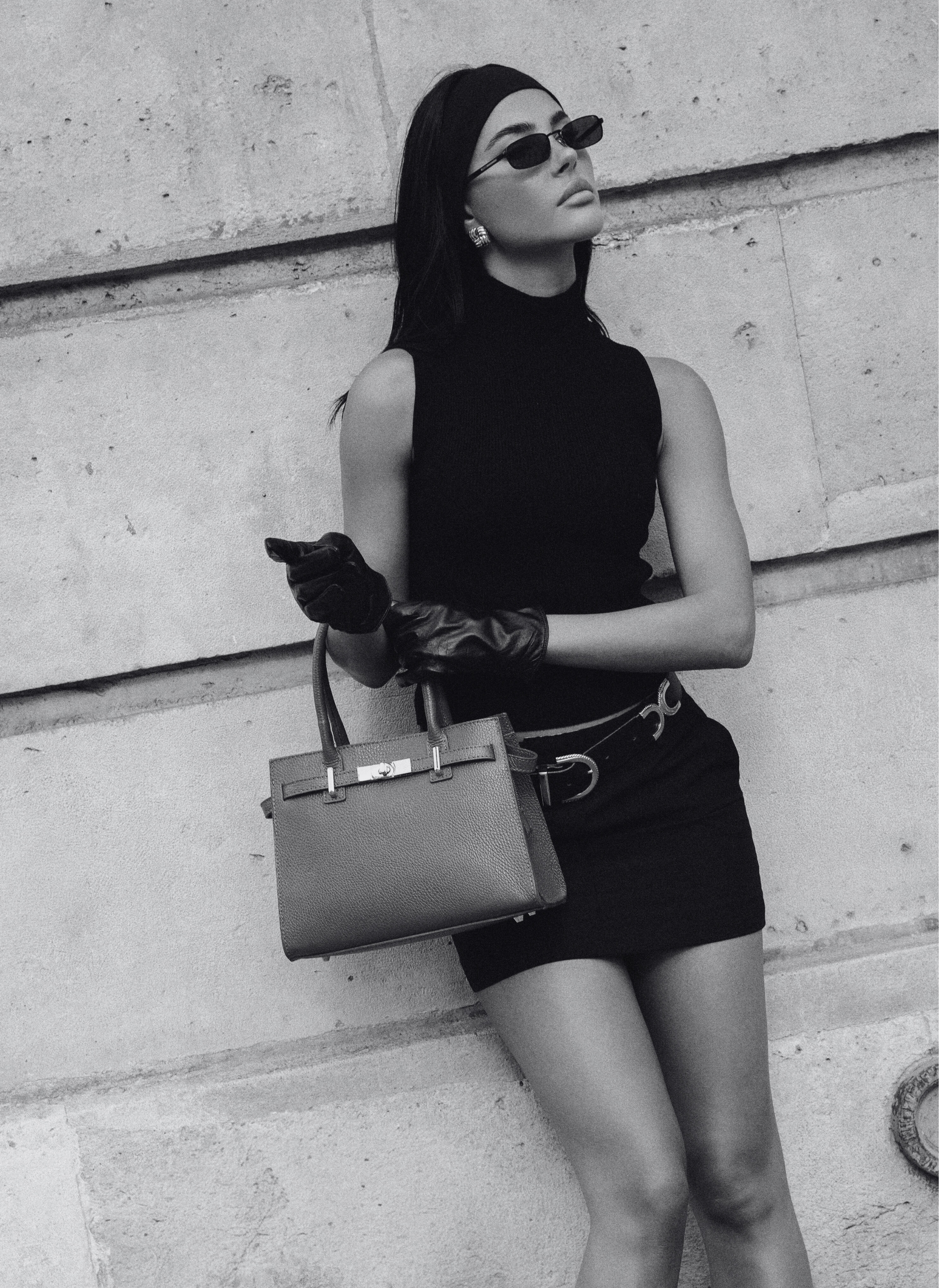 Grace-taske i Togo-kalveskind – sort