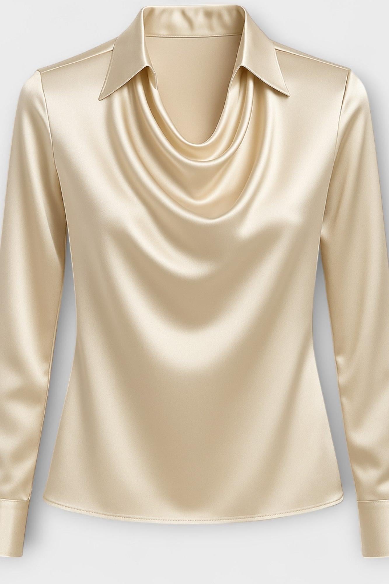 Ronja | Satin Bluse