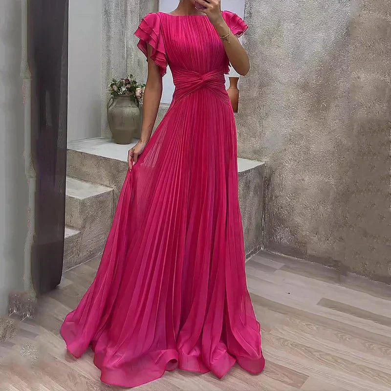 Mud™ - Elegant plisseret aftenkjole