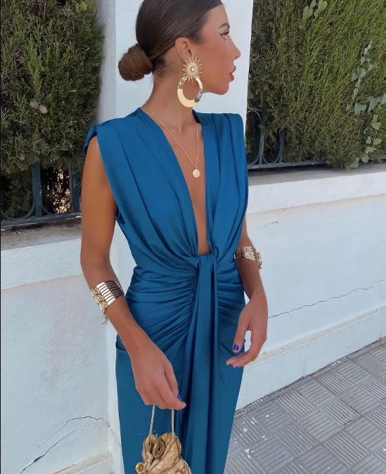 Sterre™ - Elegant plisseret kjole