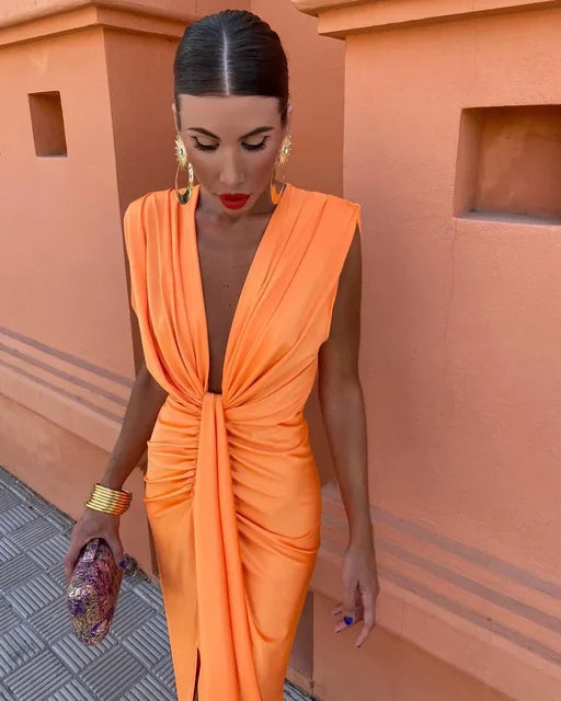 Sterre™ - Elegant plisseret kjole