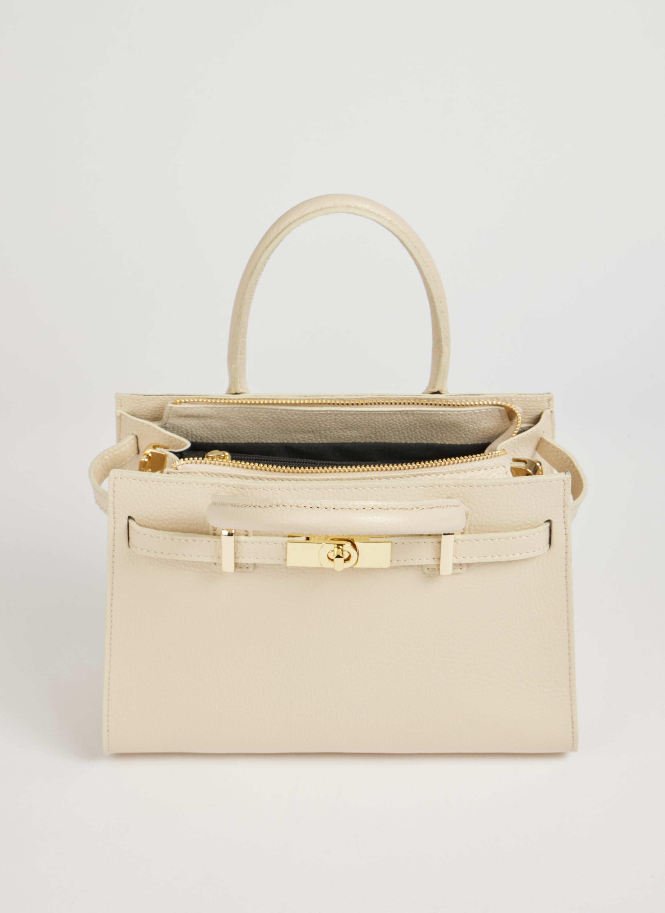 Grace-taske i Togo-kalveskind – beige