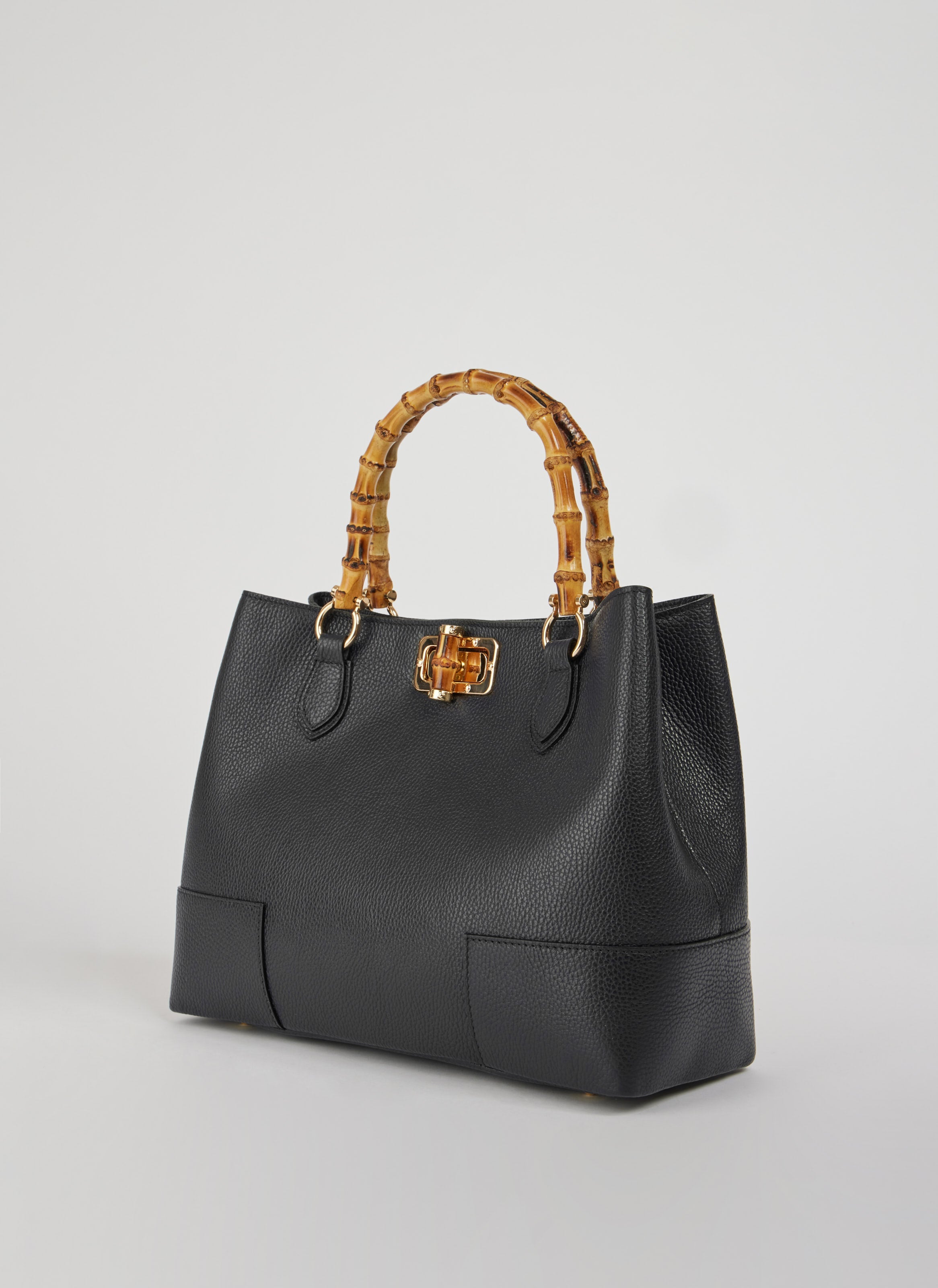 Bamboo Babe-taske i Dollaro-kalveskind – sort