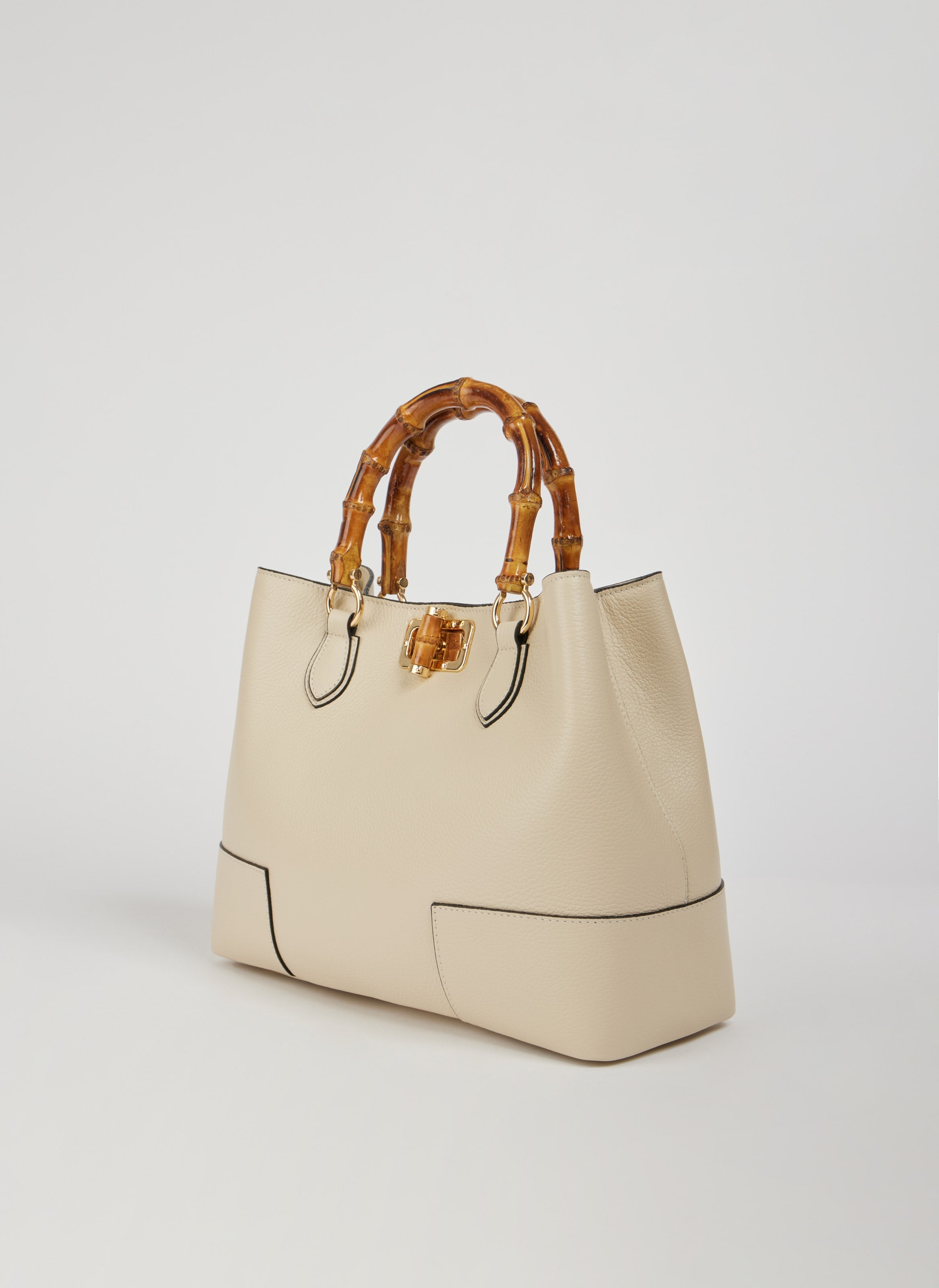 Bamboo Babe-taske i Dollaro-kalveskind – beige