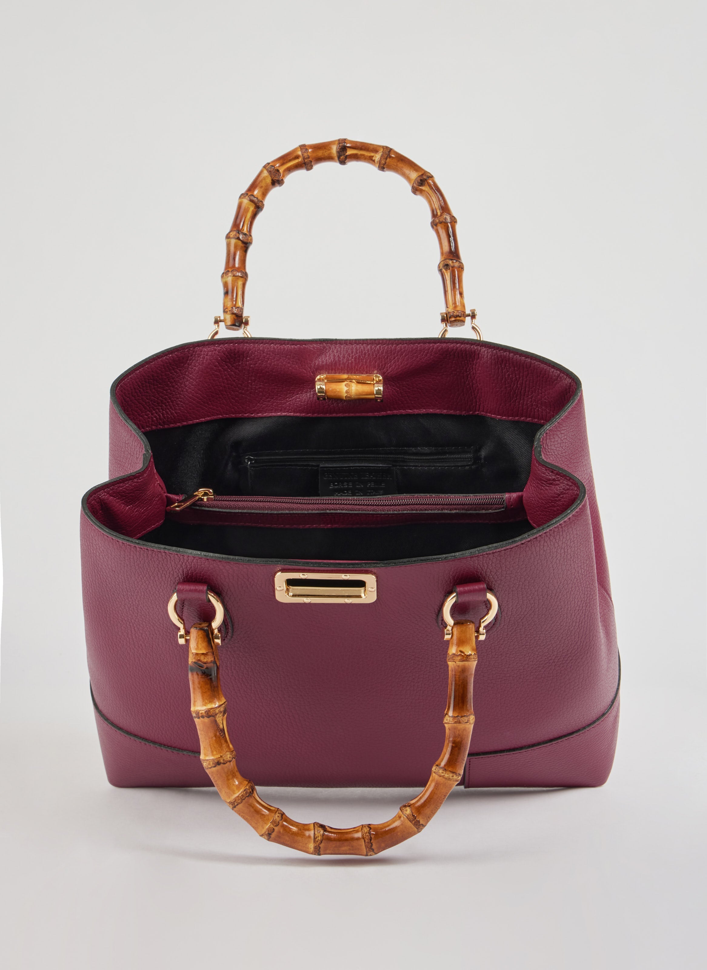 Bamboo Babe-taske i Dollaro-kalveskind – bordeaux