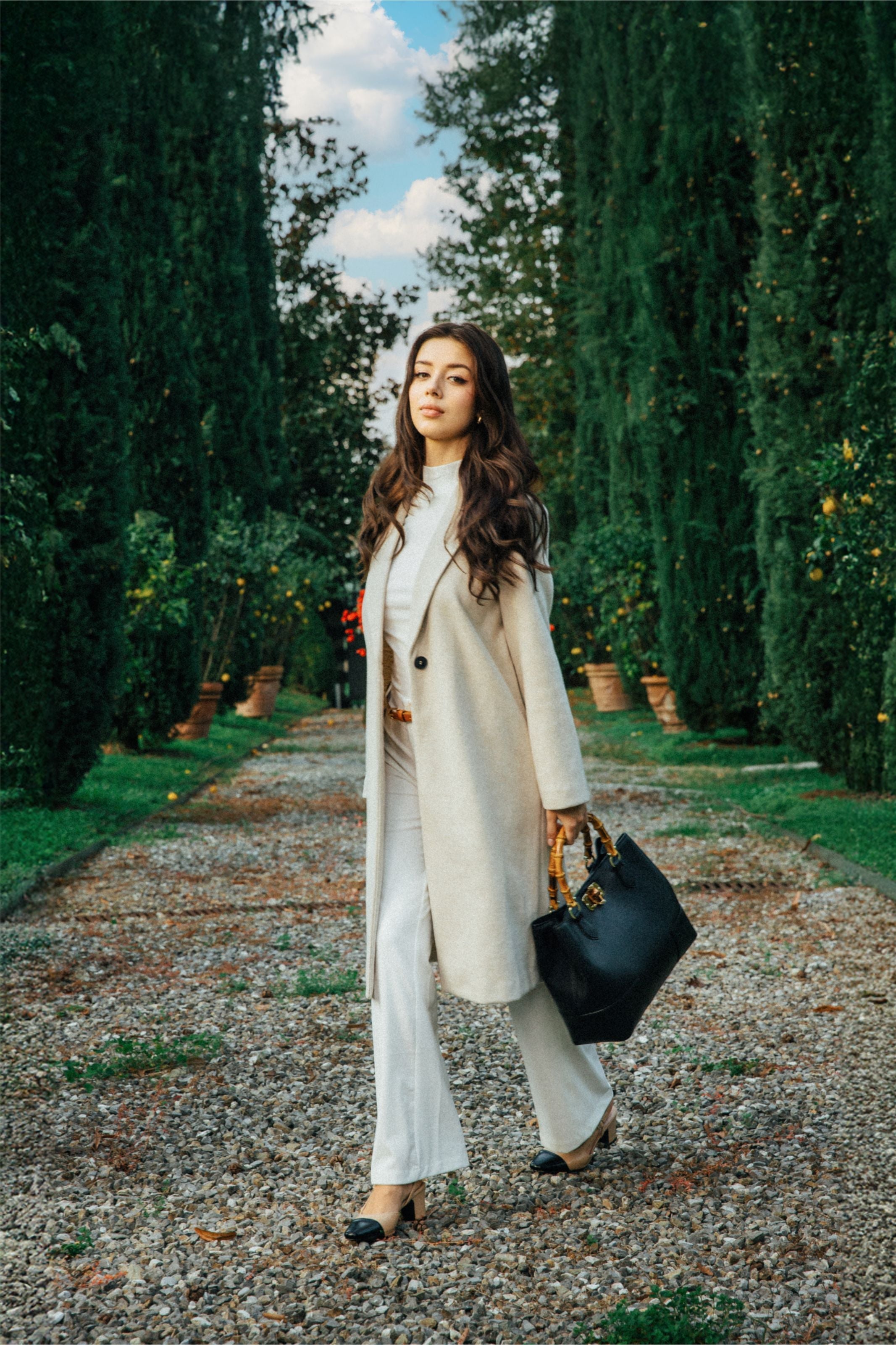 Bamboo Babe-taske i Dollaro-kalveskind – sort