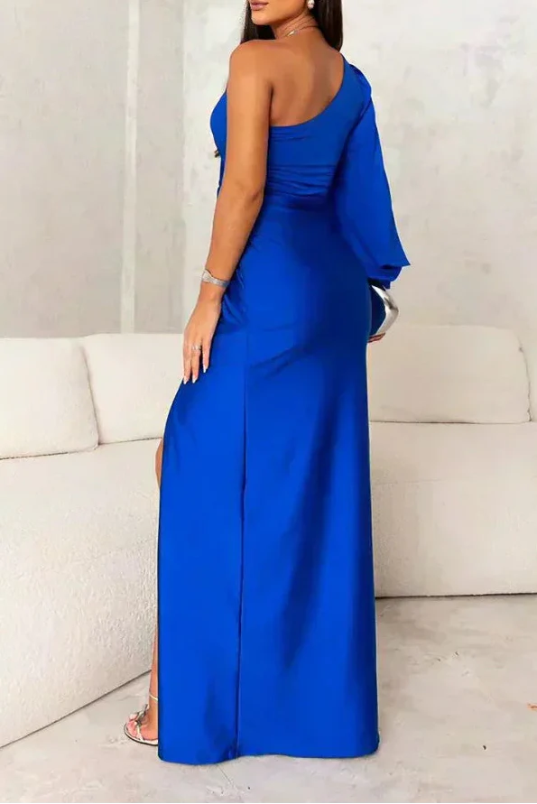 Riley™ - One-shoulder aftenkjole