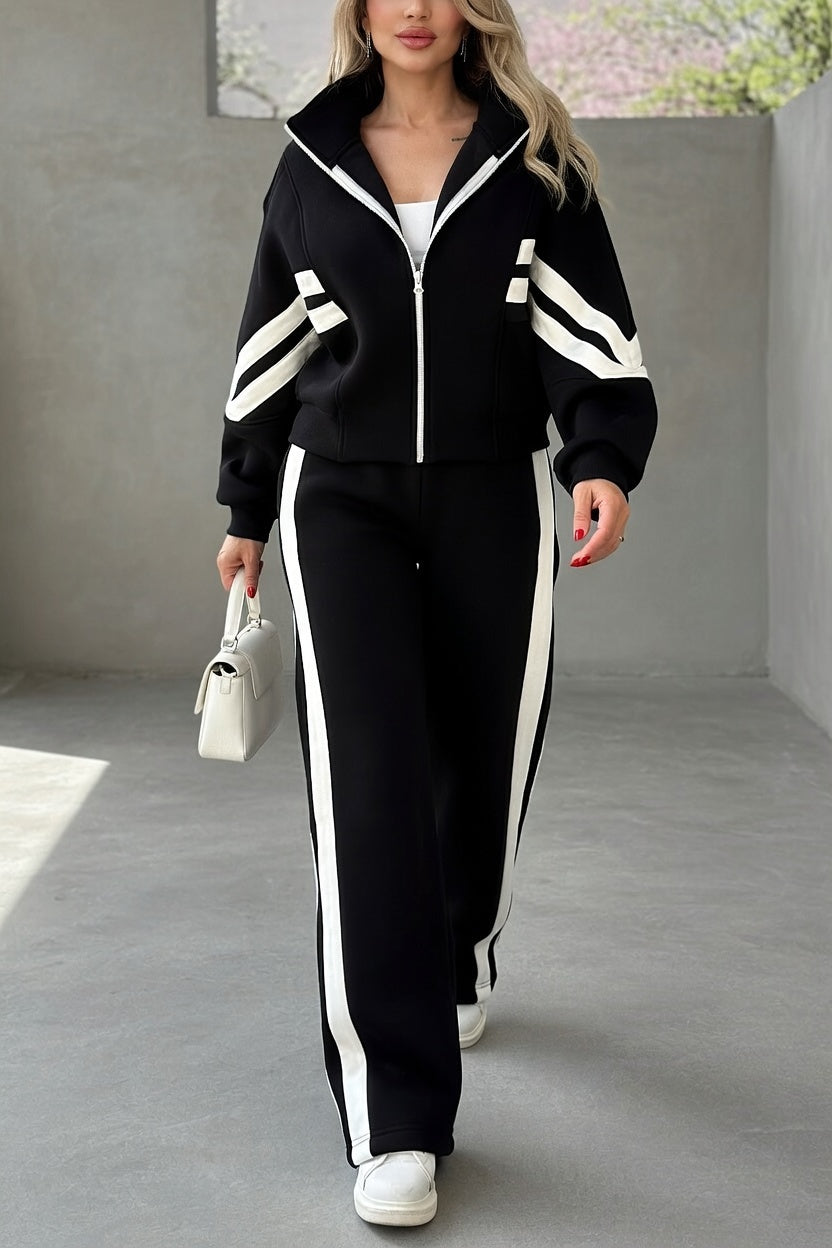 Liva eksklusivt 2-delt sæt med sporty elegance