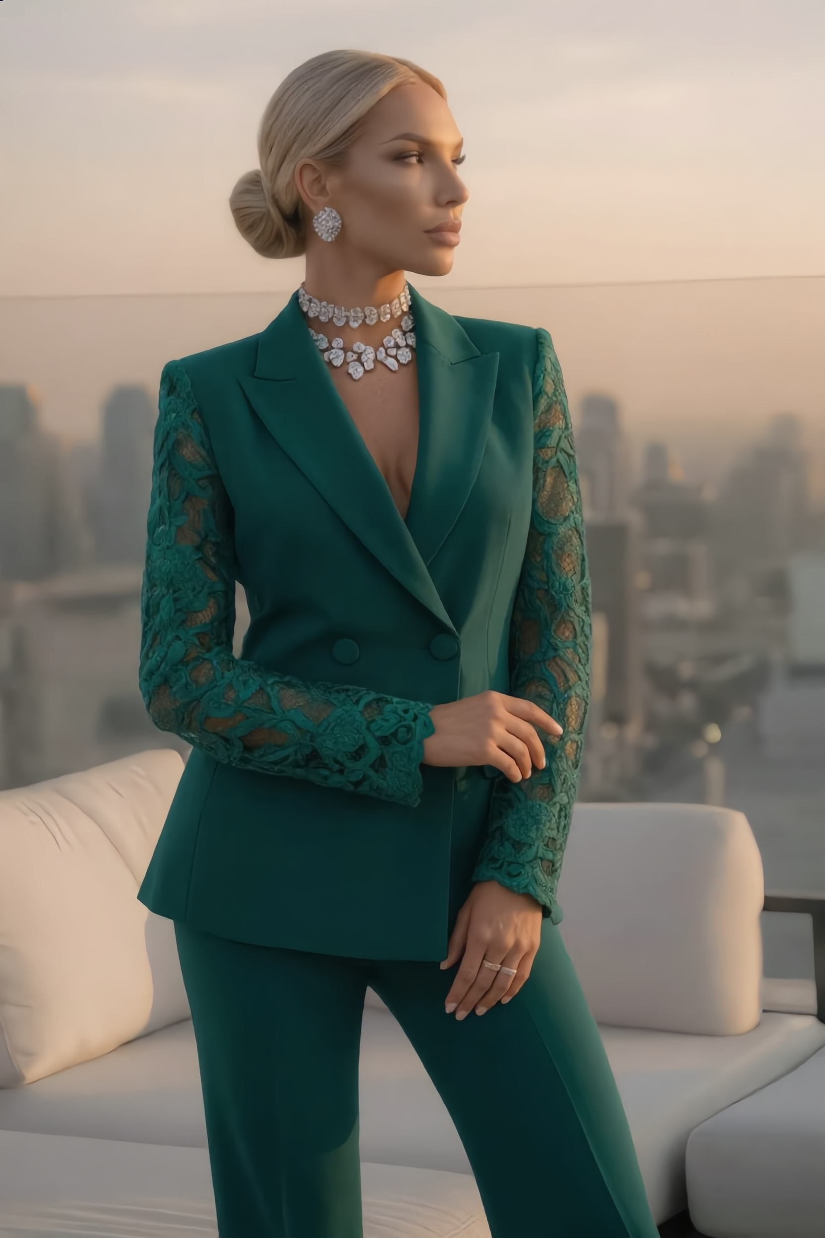 Manuela jakkesæt med blazer og bukser