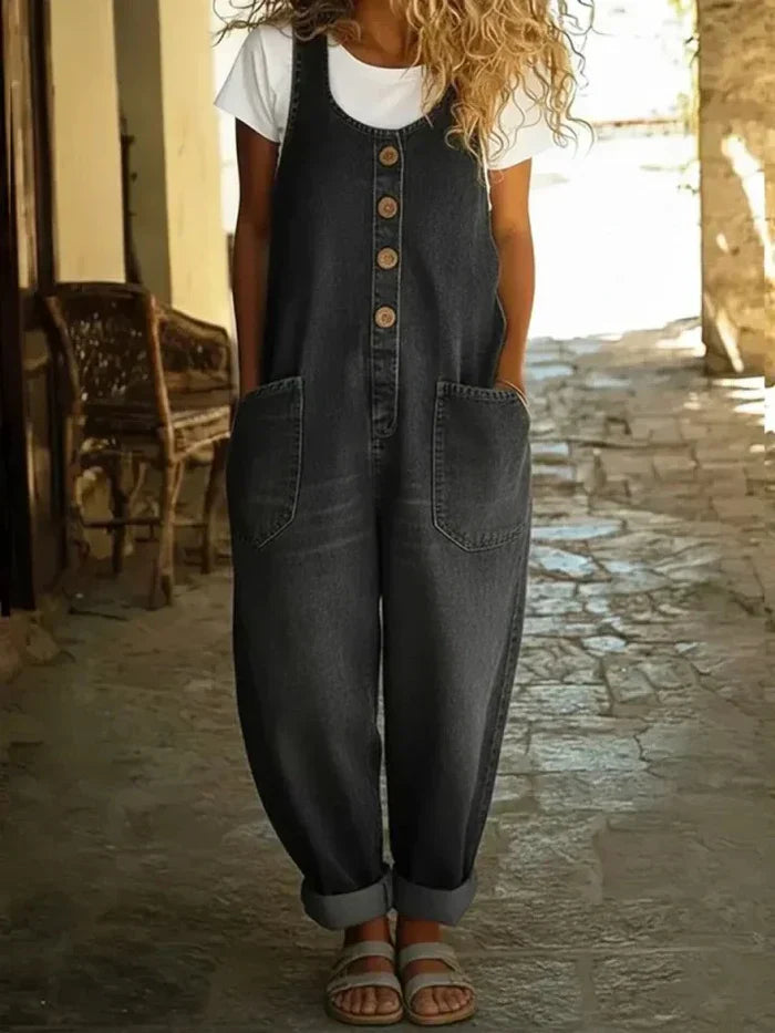 Lara™ - Overalls i vintagestil