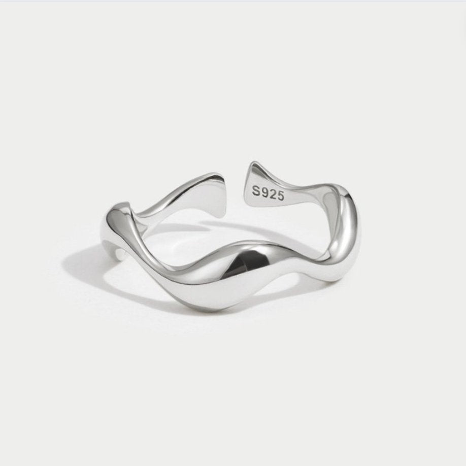 Waves - Minimalistisk ring