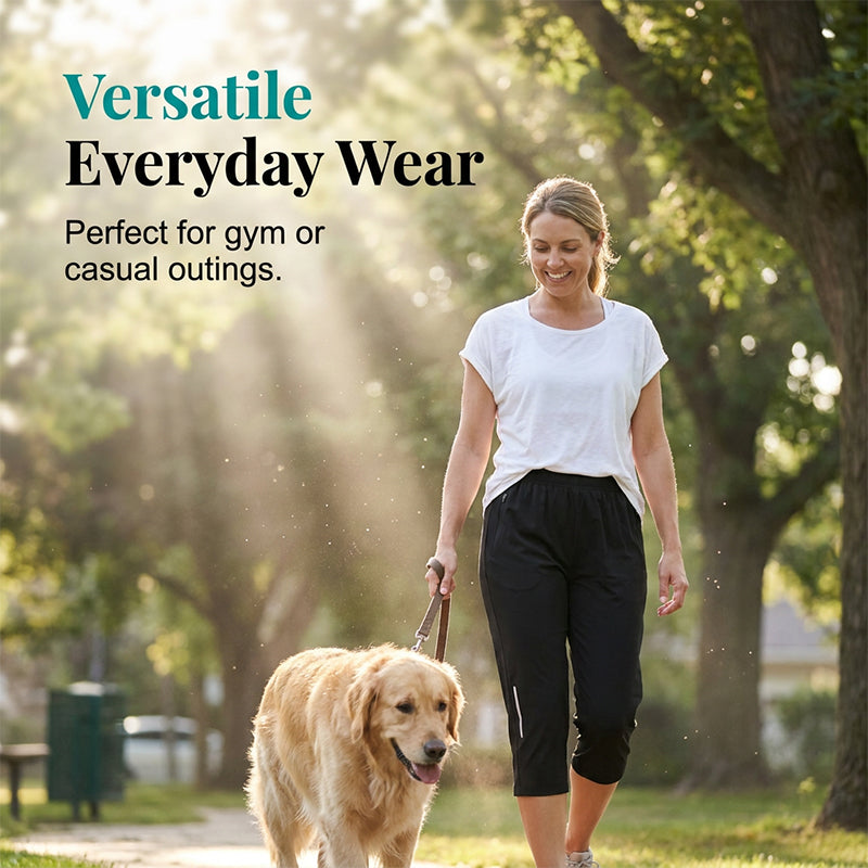 Emma eksklusive stretchy capribukser med elegant komfort
