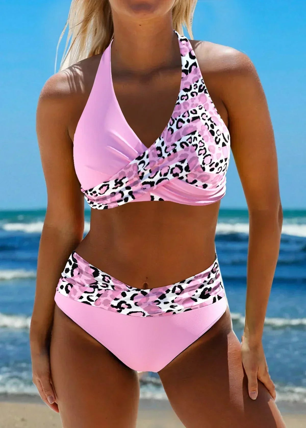 Elnora – Bikini med krydsede stropper